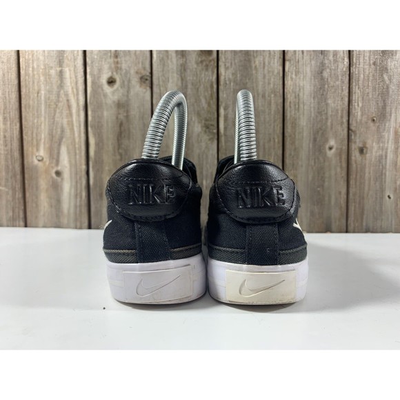 Nike Court Legacy Women’s Shoe Size 6 Black and white Slip-on Sneakers - Picture 5 of 9